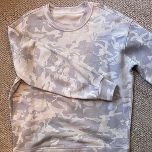 White camo LuLu Lemon Athletica crew neck, 2